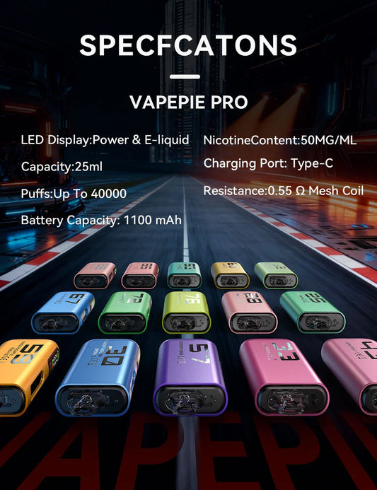 SAKURA MENTA-Vapepie PRO 40000 slukk